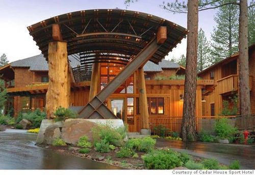 Main cedar house